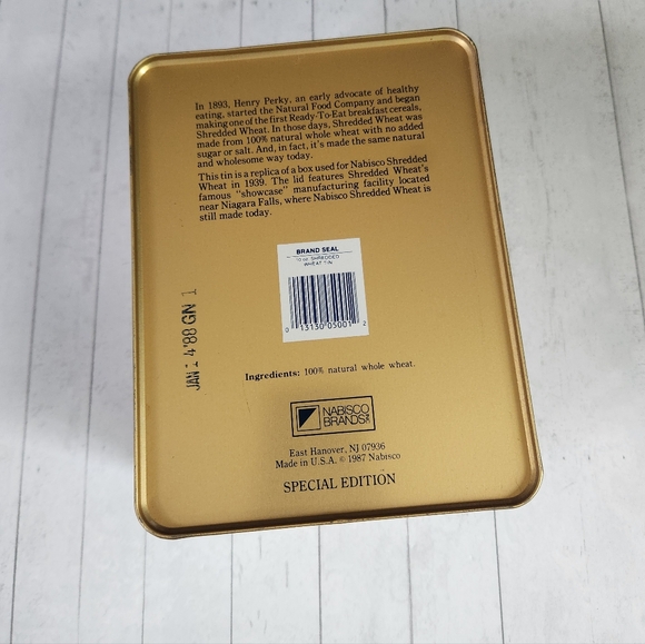 Vintage National Bisquit Shredded Wheat Collector Tin - Picture 2 of 8